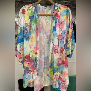 Floral Multicolor Kimono